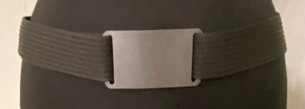 GRIP6 G-Flex Gunmetal 1.5” Stretch Belt USA Made Adjustable Black Large 36 - 38"